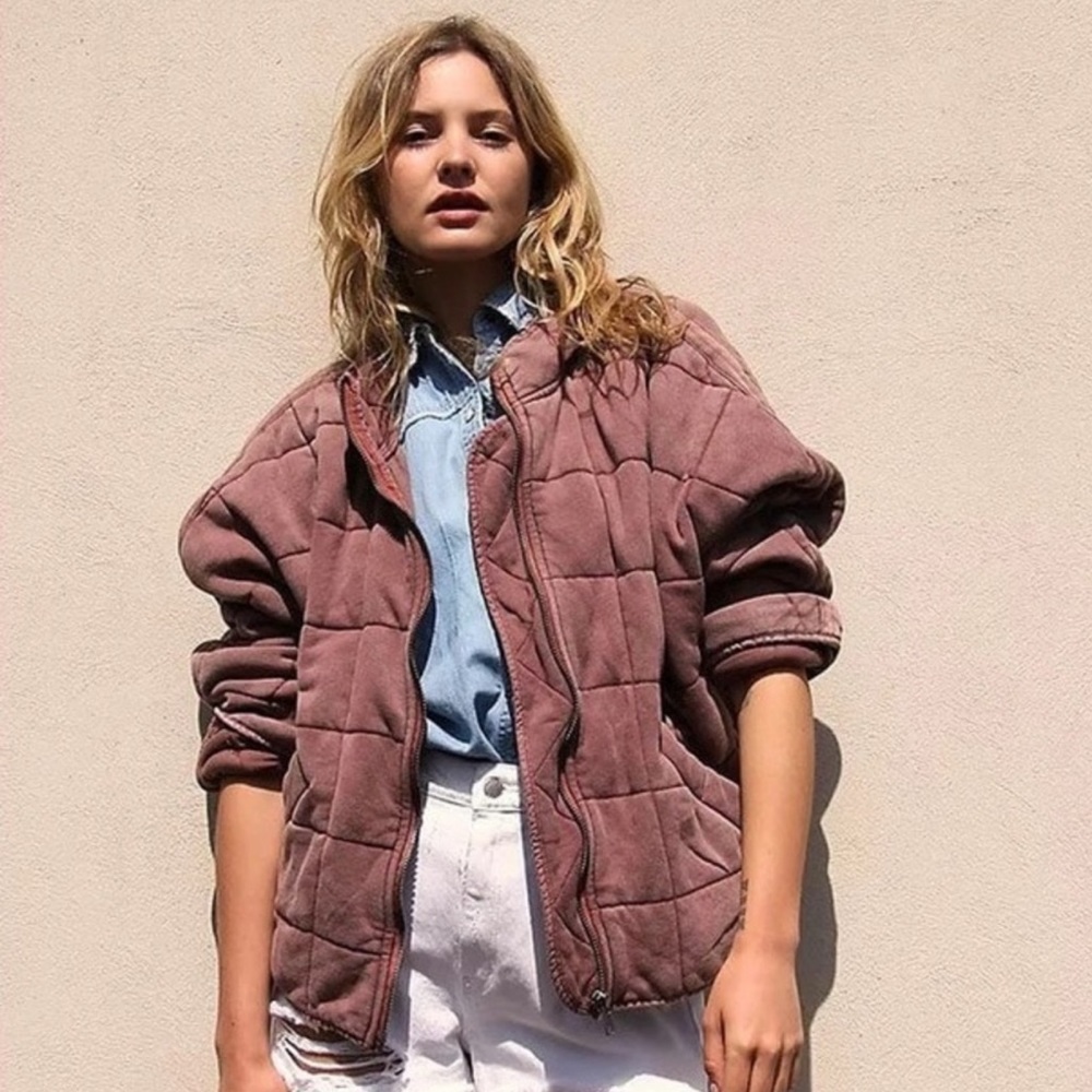DISCONTINUED Cola Dolman Free People Quilted Jacket